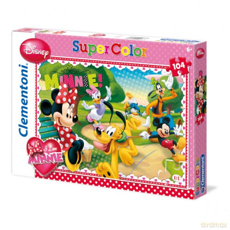 Clementoni 104 El. I Love Minnie (Myszka Mini) Disney [PUZZLE]