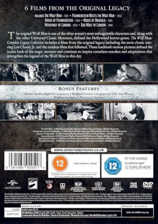 The Wolf Man Complete Legacy Collection (6 Films) [DVD]
