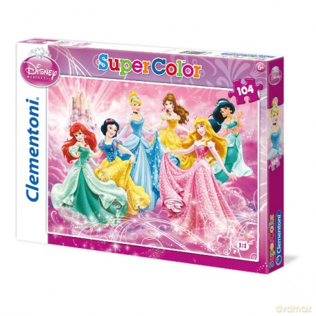 Clementoni 104 El. Księżniczki [PUZZLE]