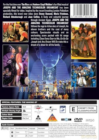Joseph And The Amazing Technicolor Dreamcoat [DVD]