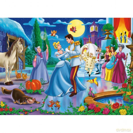 Clementoni 104 El. Maxi Kopciuszek Disney [PUZZLE]