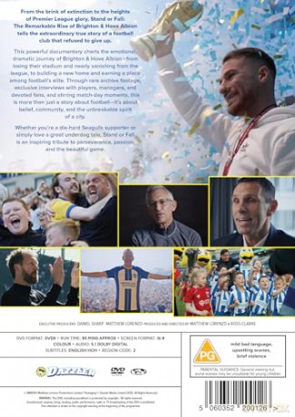 Stand Or Fall - The Remarkable Rise Of Brighton and Hove Albion [DVD]