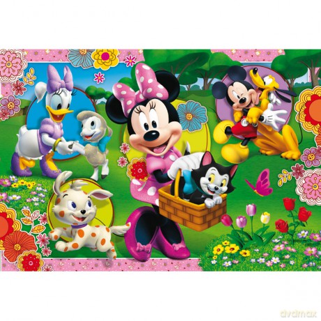 CLEMENTONI 104 el. Maxi Minnie (Myszka Mini) Disney [PUZZLE]