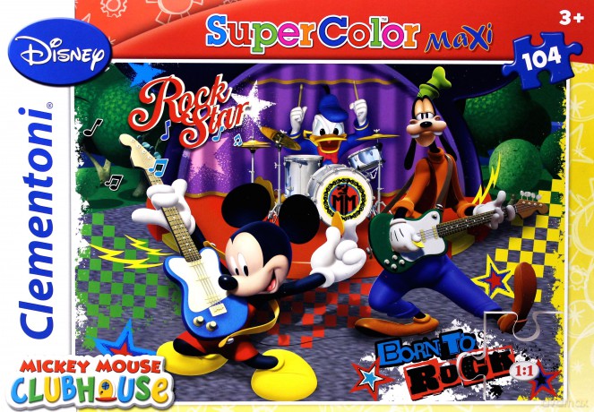 CLEMENTONI 104 el. Maxi Myszka Miki [PUZZLE]