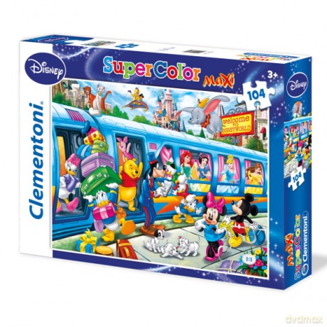 Clementoni 104 El. Maxi Pociąg [PUZZLE]