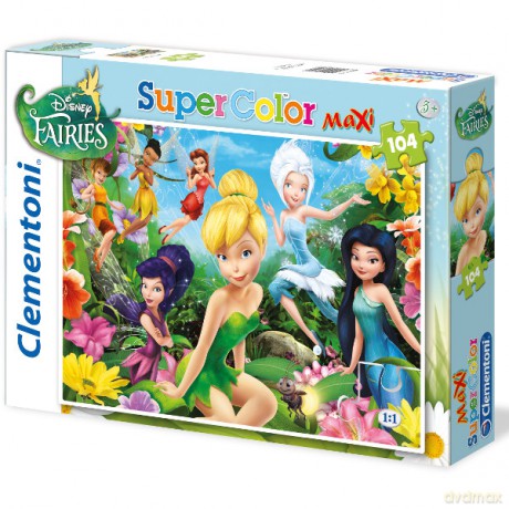 CLEMENTONI 104 el. Maxi Wróżki [PUZZLE]