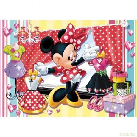 Clementoni 104 El. Minnie (Myszka Mini) Disney Kocha Zakupy [PUZZLE]