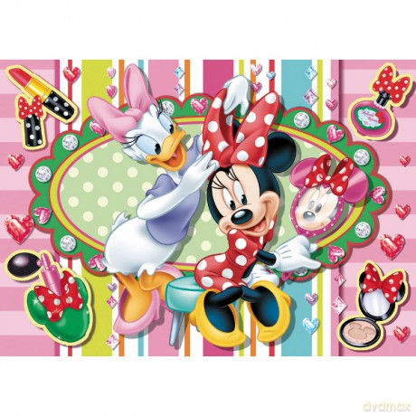 Clementoni 104 El. Minnie (Myszka Mini) Disney Und Daisy [PUZZLE]