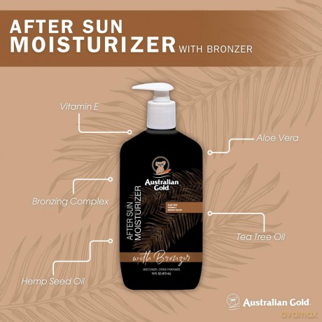 Australian Gold Aftersun Moisturizer with Bronzer 473ml