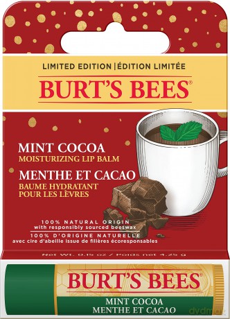 Burt's Bees LE Lip Balm - Blister - Mint Cocoa 0.15oz - Ltd Ed