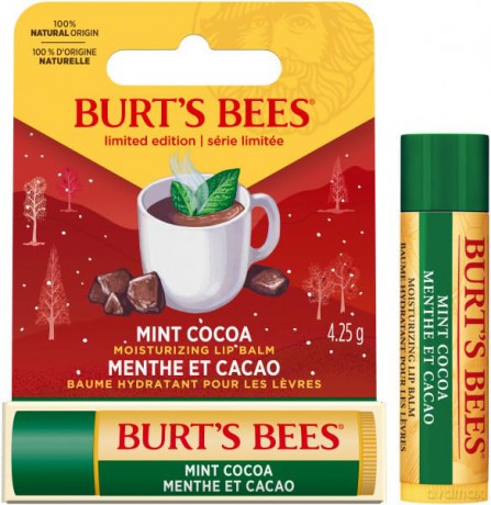 Burt's Bees LE Lip Balm - Blister - Mint Cocoa 0.15oz - Ltd Ed