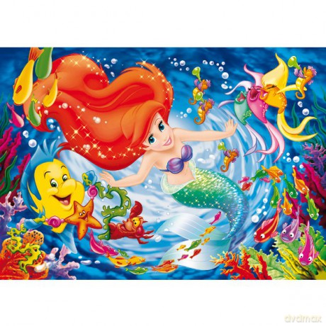 Clementoni 104 El. Syrenka Arielka Disney [PUZZLE]