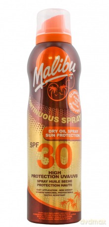 Malibu Continuous Dry Oil Sun Spray SPF30 175ml