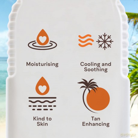 Malibu Mosturising After Sun With Tan Extender Lotion 400ml