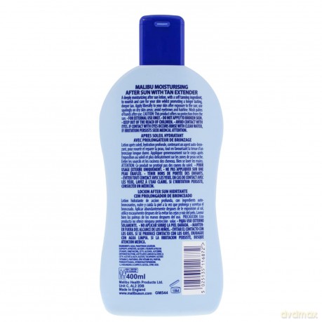 Malibu Mosturising After Sun With Tan Extender Lotion 400ml