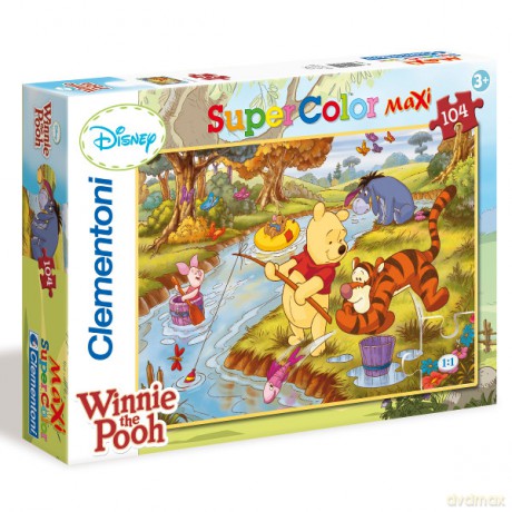 Clementoni 104el. Maxi Kubuś Puchatek Disney [PUZZLE]