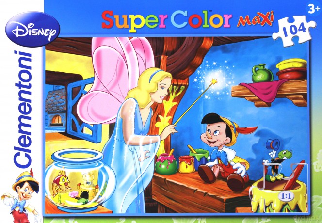 Clementoni 104el. Maxi Pinokio [PUZZLE]