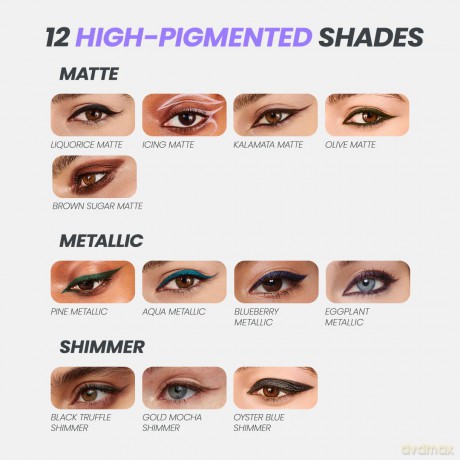 Wonderskin 1440 Longwear Eyeliner - Pine 1,2g