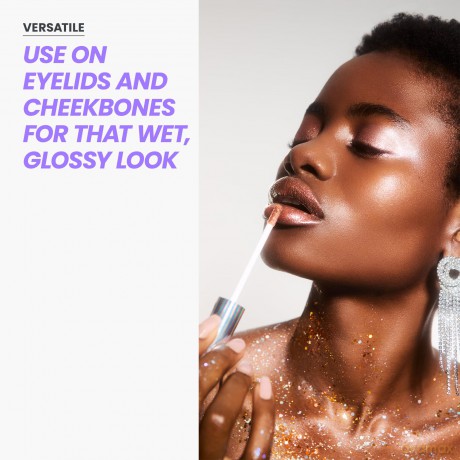 Wonderskin Blading Top Gloss - Gold Glitter