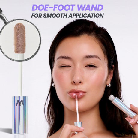 Wonderskin Blading Top Gloss - Gold Glitter