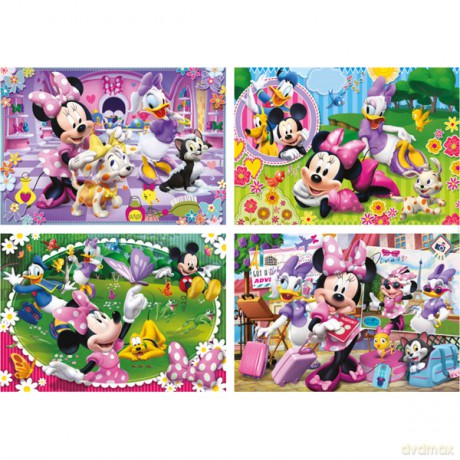 Clementoni 12+20+24+35 El. Minnie (Myszka Mini) Disney [PUZZLE]