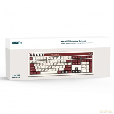 8BitDo 108 Mechanical Keyboard Fami Ed.