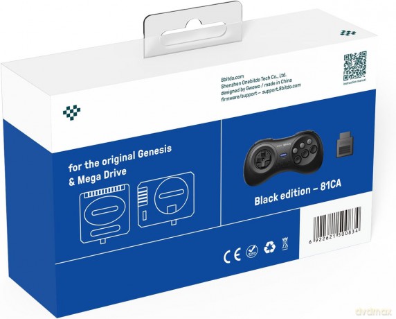 Bezprzewodowy kontroler 8bitdo M30 2.4G Mega Drive Black