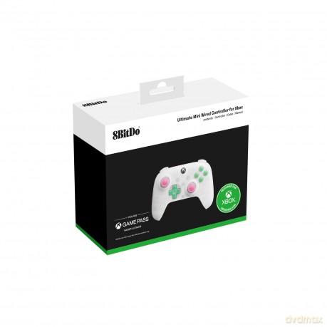 8BitDo Ultimate Mini Wired Xbox Pad clear white