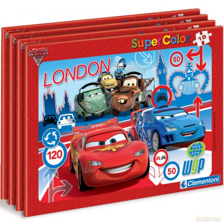 Clementoni 15 El. Ramkowe Cars 2 (Auta 2) Disney [PUZZLE]