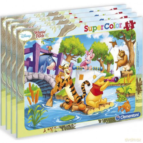 Clementoni 15 El. Ramkowe Kubuś Puchatek Disney [PUZZLE]