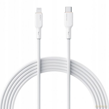 Aukey USB-C to Lightning Cable CB-SCL1, 27W, 1m black