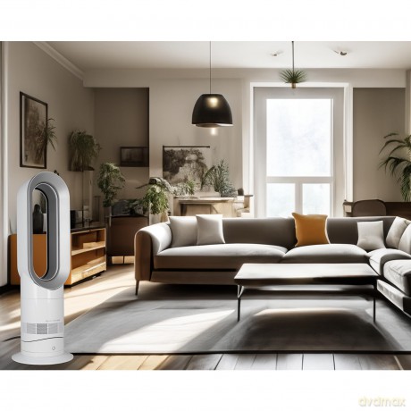 Dyson AM09 White/Satin Silver Ventilator