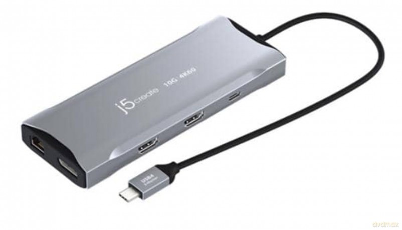 J5 4K60 Elite Usb-C Triple-Monitor 10Gbps Mini Dock