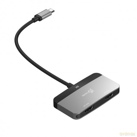J5 8K Usb-C To Dual Hdmi Display Adapter