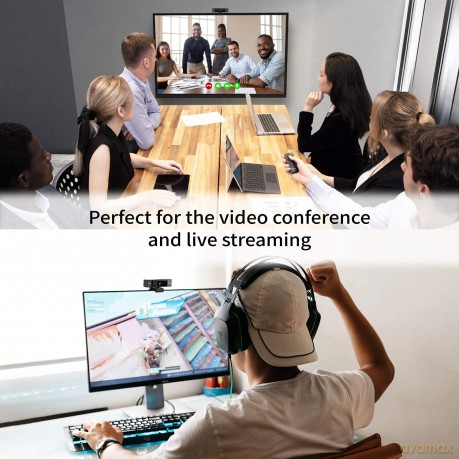J5 Usb 4K Ultra Hd Webcam 5X Digital Zoom Rc