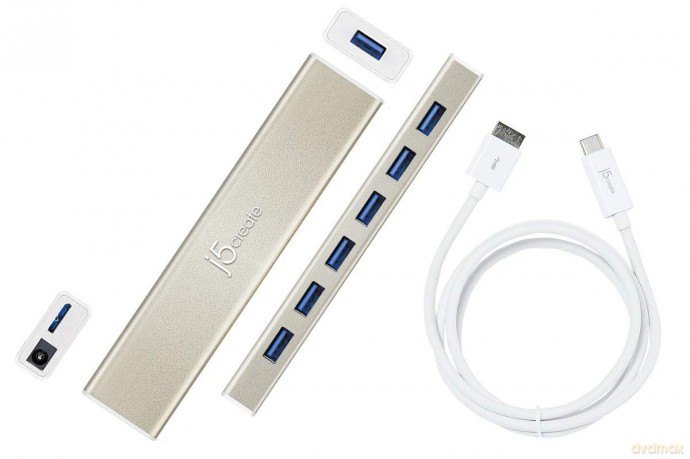 J5 Usb-C 7- Port Hub - Eu/Uk