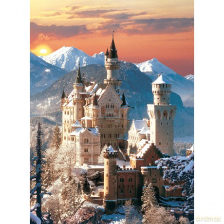 CLEMENTONI 1500 el. Zamek Neuschwanstein [PUZZLE]