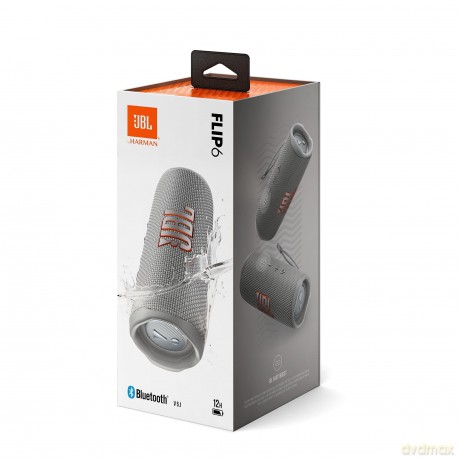 JBL Flip 6 portable bluetooth speaker greystone