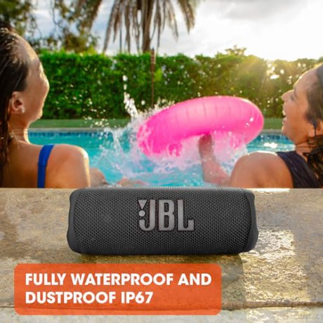 JBL Flip 6 portable bluetooth speaker midnight black