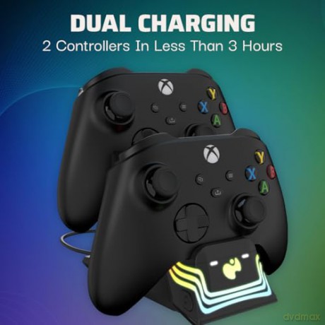 PDP Afterglow Wave Dual Charger Black /Xbox Series X