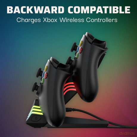 PDP Afterglow Wave Dual Charger Black /Xbox Series X