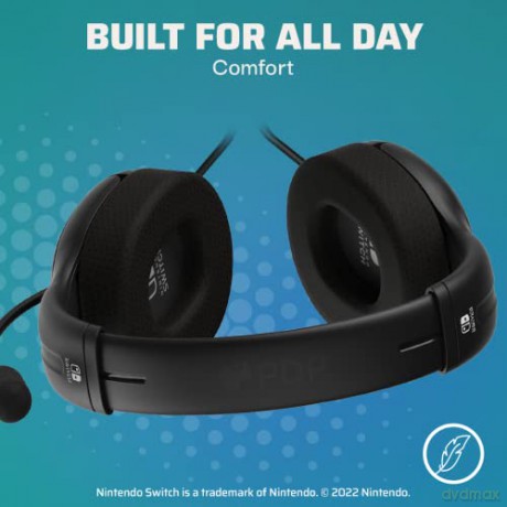 PDP Nintendo Switch Wired Headset LVL40 Black