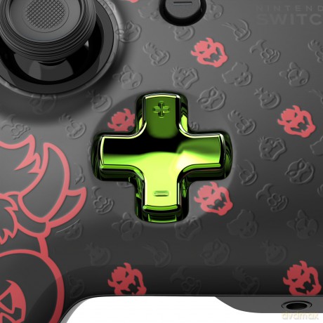 PDP Rematch Wired Controller - Bowser Glow In The Dark /Nintendo Switch