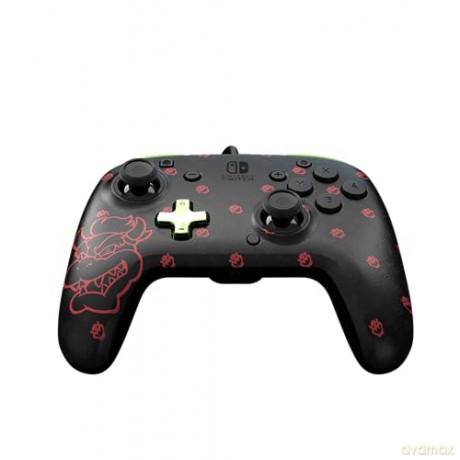 PDP Rematch Wired Controller - Bowser Glow In The Dark /Nintendo Switch