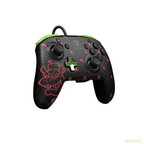 PDP Rematch Wired Controller - Bowser Glow In The Dark /Nintendo Switch