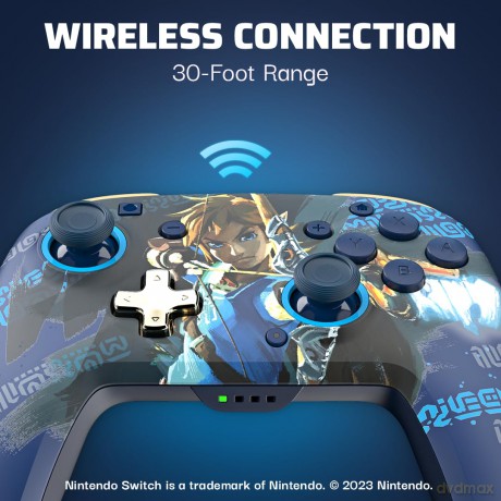 PDP Rematch Wireless Controller - Link Hero Glow In The Dark /Nintendo Switch