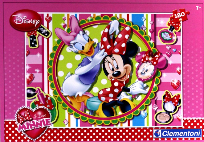 CLEMENTONI 180 el. Minnie (Myszka Mini) Disney [PUZZLE]