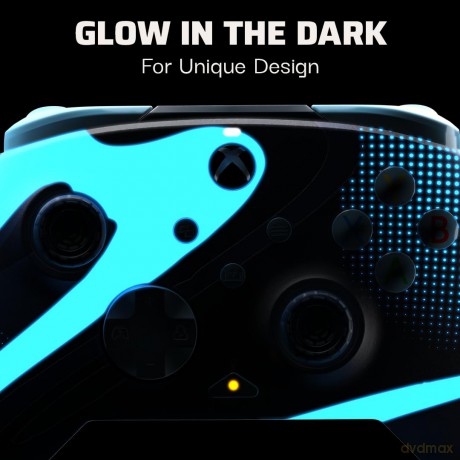 PDP Wired Controller Rematch - Blue Tide Glow In The Dark /Xbox Series X