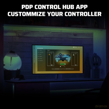 PDP Wired Controller Rematch - Blue Tide Glow In The Dark /Xbox Series X