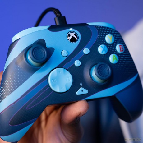 PDP Wired Controller Rematch - Blue Tide Glow In The Dark /Xbox Series X